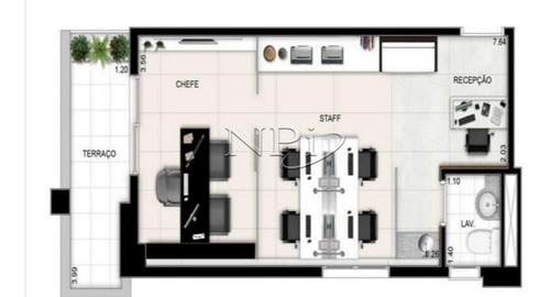 Imagem 13 de 14 de Alameda Paulista Office - Salas Comerciais No Jardim Paulista | Npi Imoveis. - V-291