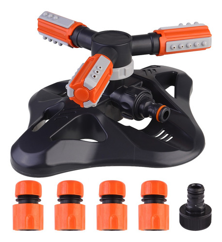 Imagem 8 de 8 de 6pcs Automatic 360 Graus Rotativo Jardim Aspersor Irrigati