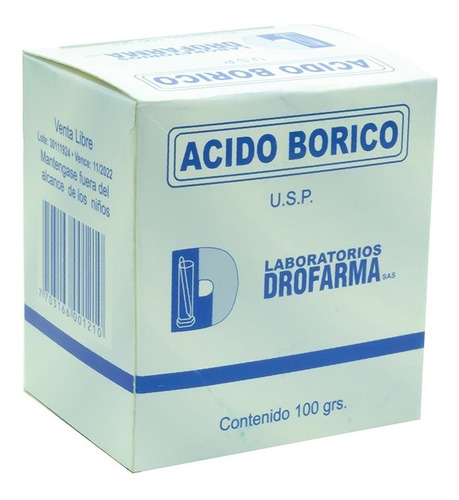 Ácido Bórico 100g - g a $38