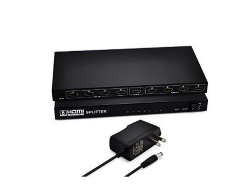 Video Splitter Hdmi 1x 8 Puertos 8p 3d V1.4