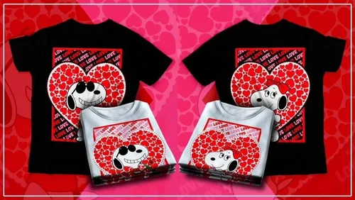 Pack 2 Polerones Enamorados - Snoopy Y Fifi
