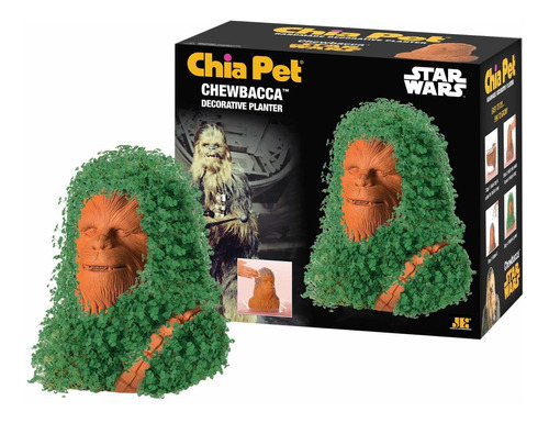 Chia Cp430-01 Pet Star Wars Chewbacca Con Paquete De Semilla