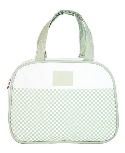 Bolsa de ajuar de maternidad Frasqueira Mother Baby Natura, color verde