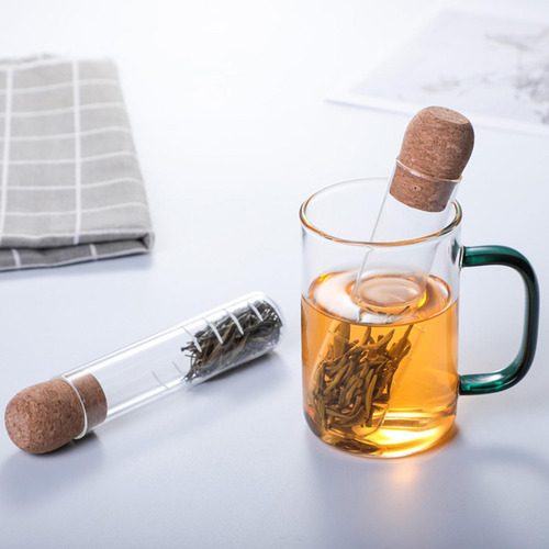 Tubo De Vidrio Infusor De Té Filtro De Infusión De Té