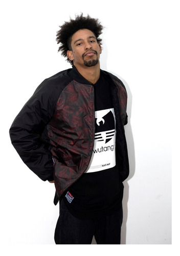 Imagen 1 de 3 de Camperas Hombre Bomber Universitaria Keel Over Kimono