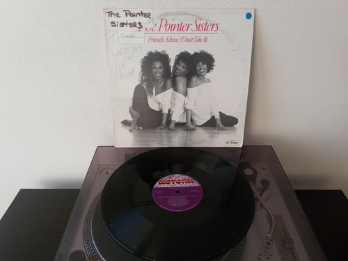 Vinilo Single 12  Pointer Sisters - Friends' Advice 