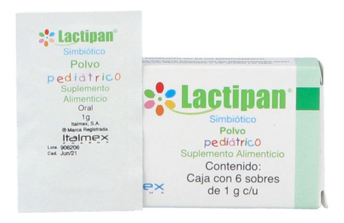 Lactipan Simbiótico Polvo Pediátrico Caja Con 6 Sobres