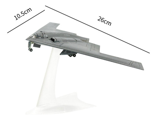1/200 B-2a Avião Bombardeiro Com Base Alta Detalhada Avião