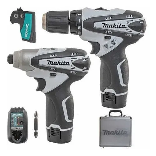 Combo Atornillador Taladro Makita Lct204w 10.8v Bguemes Env o gratis