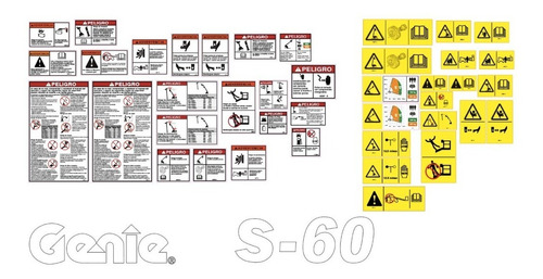 Kit De Etiquetas Genie S-60