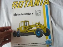 Comprar Folleto Rotania Motoniveladora M3 Tractor Antiguo Maquinaria