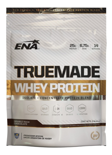 Proteina Whey True Made Ena 1 Lb Aislada + Concentrada