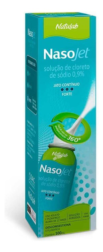 Nasojet 0,9% Jato Contínuo Forte 100ml