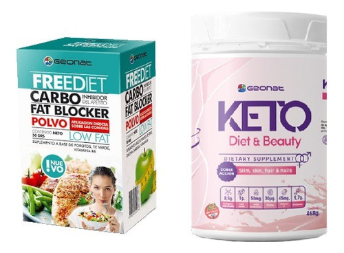 Bloqueador De Carbohidratos + Keto Beauty Piel Uñas Cabello