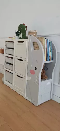 Armario modular infantil Estantería cubos Almacenamiento infantil Librería  niños