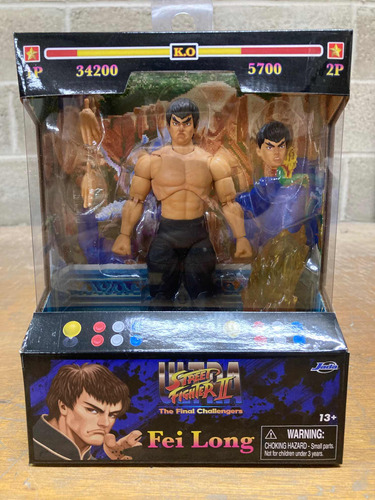 Fei Long Street Fighter 2 Ultra Jada Toys Nuevo Original