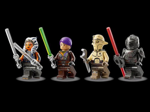 Lego Star Wars 75362 Y 75385 Ahsoka T-6 Y Duelo En Peridea 983 T-6 Shuttle Y Duelo En Peridea (Usado)