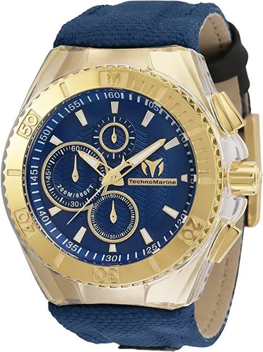 Technomarine Tm-115175 Blueray Azul De Cuarzo Analógico