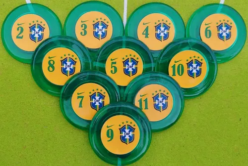2 Jogos / Kits Futebol de Botão Sel. Espanha x Sel. Portugal