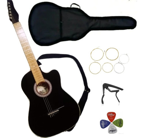 Guitarra Acústica Con Accesorios Paracho