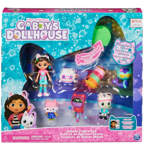 Gabby's Dollhouse Set Fiesta De Baile 8 Figuras 2022 