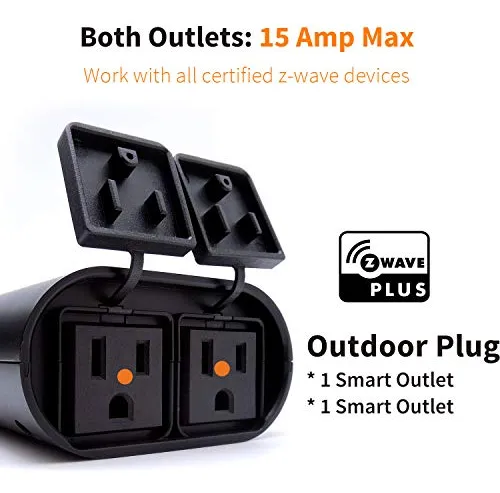 Enchufe Z-wave Plus Para Encendido/apagado Para Luces Y Elec