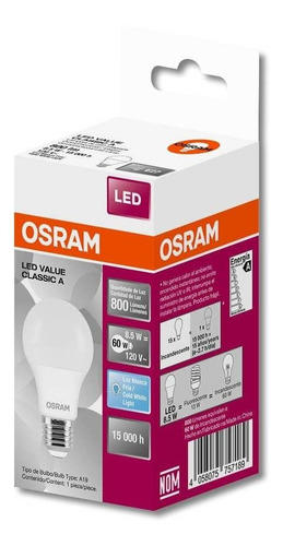 Foco Led Value A75 11w Luz Cálida Osram