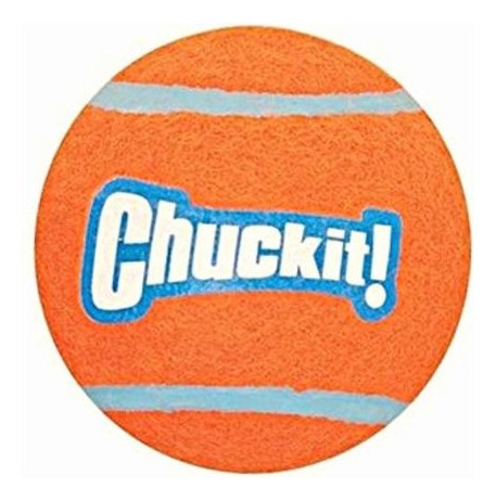 Chuckit! Tennis Ball, Orange, Extra Large, 2-pack