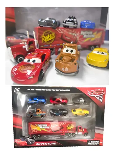 Kit 7 Cars - Película Cars 3 - Rayo Mcqueenez. &cjhi | MercadoLivre