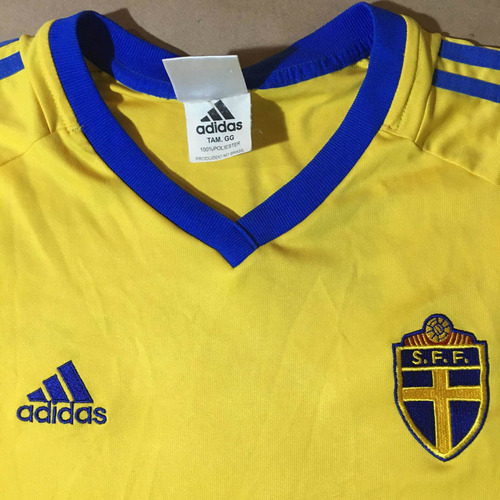 Camisa Suécia 02/03 adidas