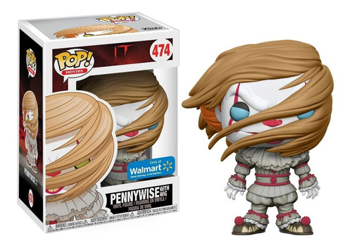 Funko Pop It Pennywise With Wig Walmart Exclusive