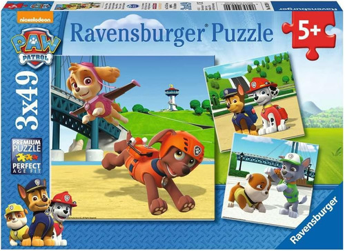 Ravensburger 9239 Paw Patrol Puzzles, Multicolor