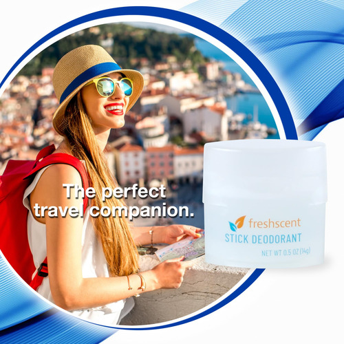 Desodorante En Barra Freshscent De 15 Ml, Tamaño De Viaje (p
