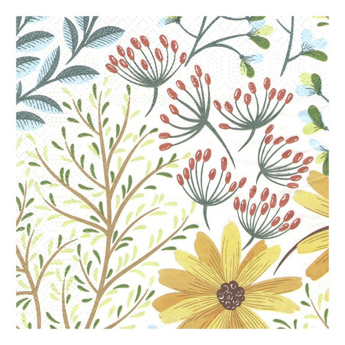 Imagen 5 de 6 de Servilletas Decoupage Laura Craft Set Mariposa Floral 1