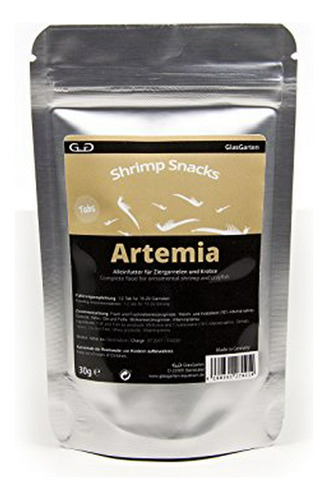 Glasgarten Artemia Camarones Snacks Tabs 30g
