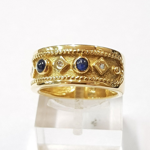 Anillo Oro 18k Cubics 9,7grs N°15 Brumat
