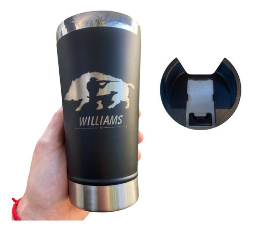 Vaso Térmico  Personalizado !! Con Aislamiento Y Abridor 