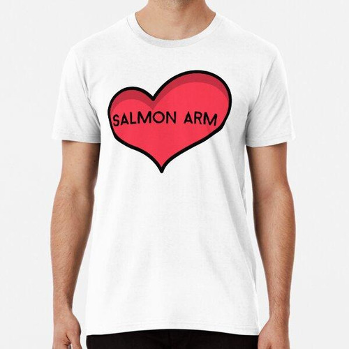 Remera Brazo De Salmón, Columbia Británica Bc Canadá Algodon