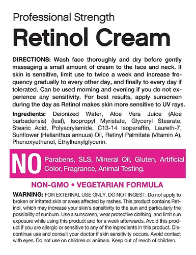 Crema De Retinol Horbäach (113 G)
