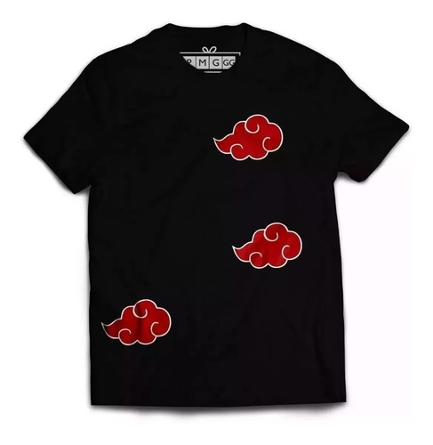 Camiseta Akatsuki Uniforme Nuvem Naruto Pain