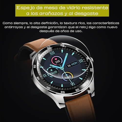Imagen 2 de 9 de Reloj Inteligente Con Bluetooth,1.3'' Pulsera Deportiva Ip67