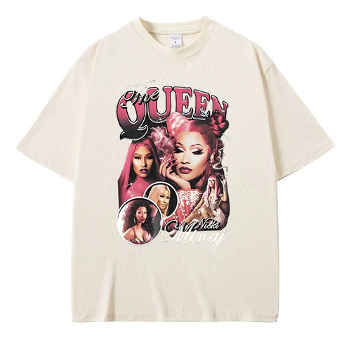 Axw Camiseta De Algodón Con Estampado Gráfico Queen Nicki