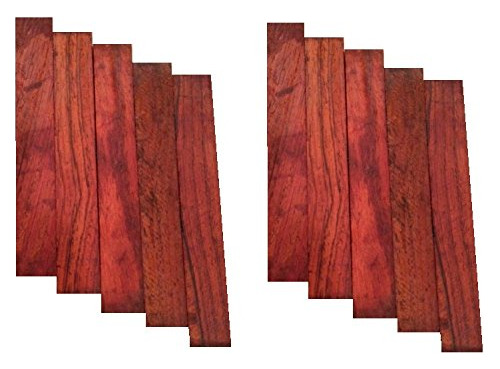 Paquete 10 Tablillas De Pluma De Cocobolo