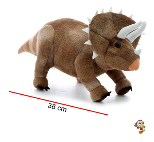 Dinosaurio De Peluche Triceratops Jurassic World Original 