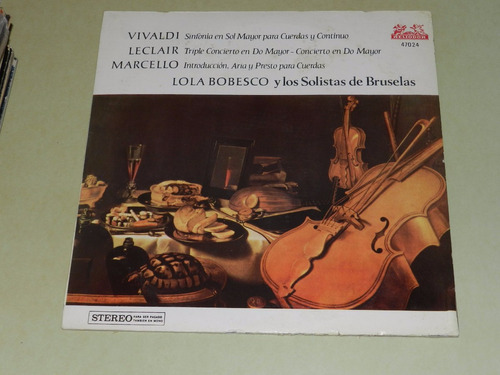 Vinilo 2469 - Vivaldi - Lechair - Los Solistas Bruselas 