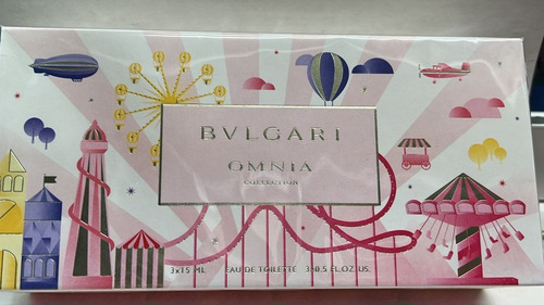Set Perfumes Miniaturas Bvlgari Dama 5 Ml C/u Volumen De La Unidad 15 Ml