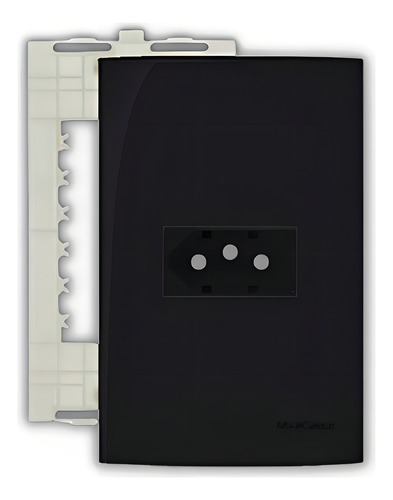 Conjunto Tomada Padrão 10a 4x2 Preto Margirius
