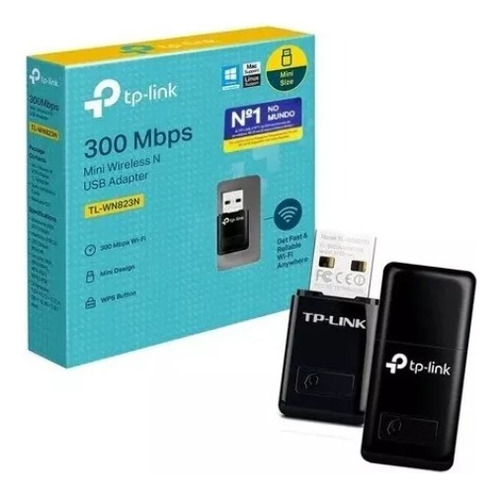 Tarjeta De Red Mini Usb Inalámbrico N 300mbps Tl-wn823n