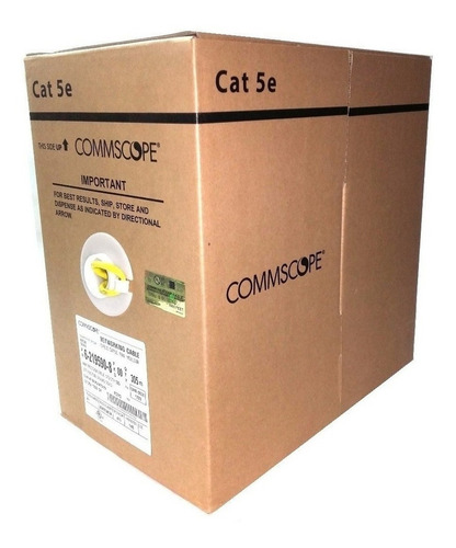 Cable Utp Cat 5e Amp Commscope - Bobina Caja 305 M