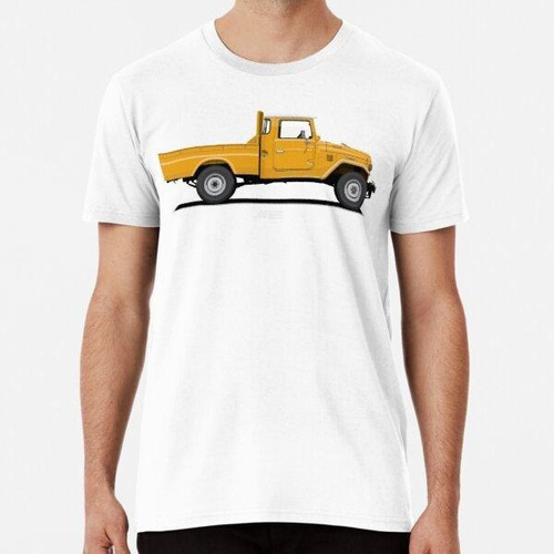 Remera  land Cruiser Fj45 Pick Up Amarillo Algodon Premium